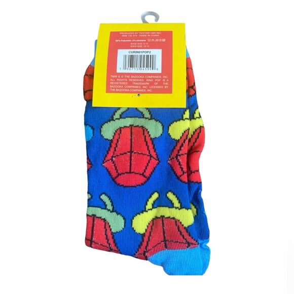 Ring Pop unisex novelty, cew Socks - Picture 2 of 5